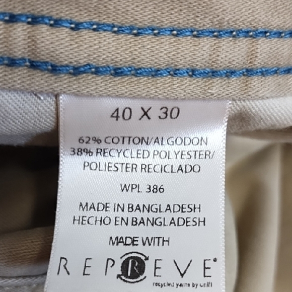 Tan Cargo Pants with Utility Design Soft Brushed Fabric - Picture 9 of 11